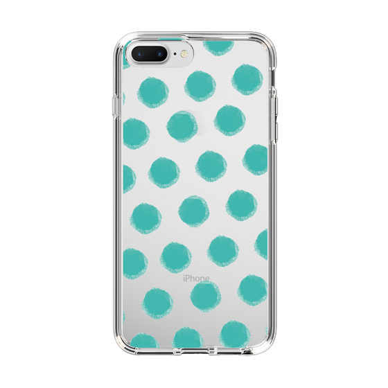 Slim Protection Case［ Original - Favorite Color Polka Dots - Green ］