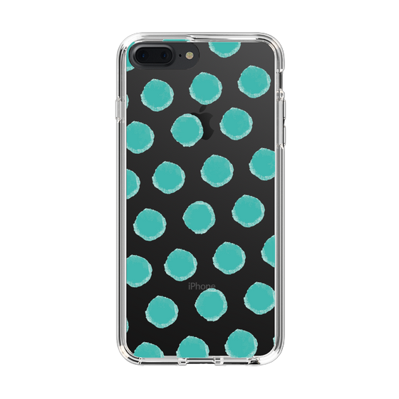 Slim Protection Case［ Original - Favorite Color Polka Dots - Green ］
