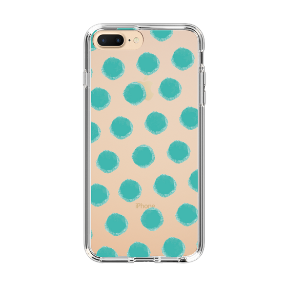 Slim Protection Case［ Original - Favorite Color Polka Dots - Green ］