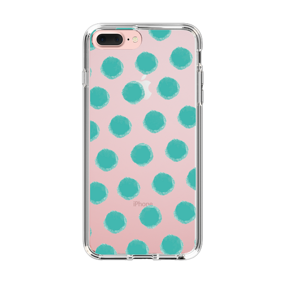 Slim Protection Case［ Original - Favorite Color Polka Dots - Green ］