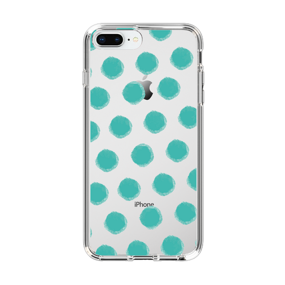 Slim Protection Case［ Original - Favorite Color Polka Dots - Green ］