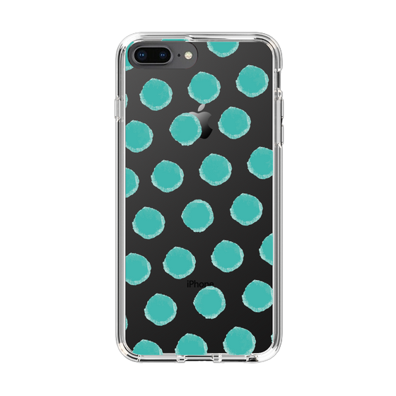 Slim Protection Case［ Original - Favorite Color Polka Dots - Green ］