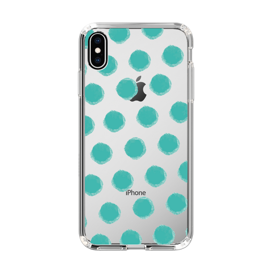 Slim Protection Case［ Original - Favorite Color Polka Dots - Green ］
