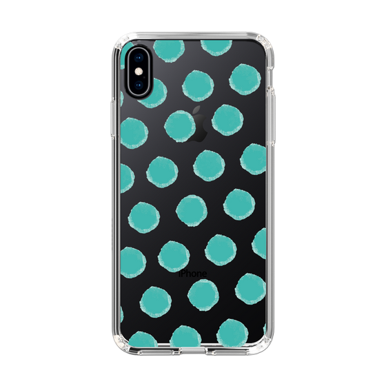 Slim Protection Case［ Original - Favorite Color Polka Dots - Green ］