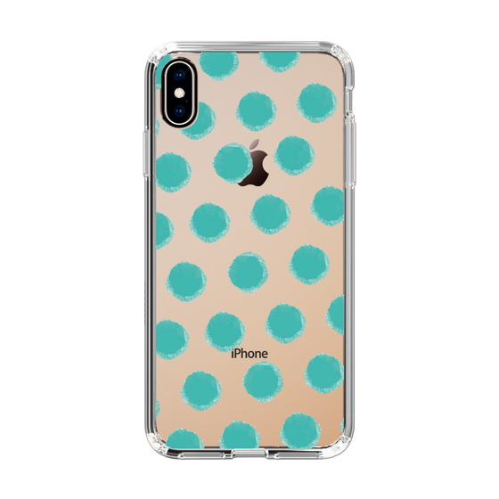 Slim Protection Case［ Original - Favorite Color Polka Dots - Green ］