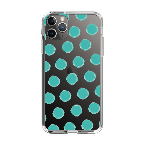 Slim Protection Case［ Original - Favorite Color Polka Dots - Green ］