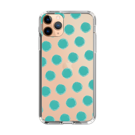 Slim Protection Case［ Original - Favorite Color Polka Dots - Green ］