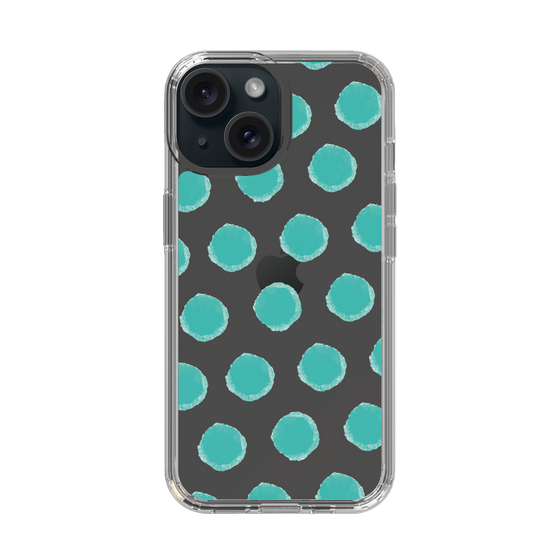 Slim Protection Case［ Original - Favorite Color Polka Dots - Green ］