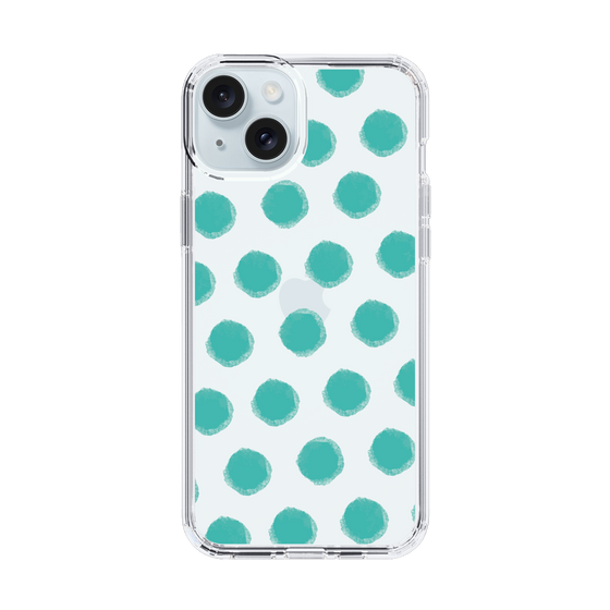 Slim Protection Case［ Original - Favorite Color Polka Dots - Green ］