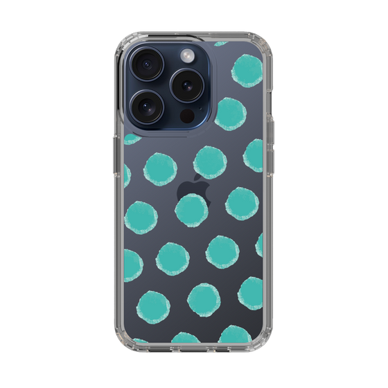 Slim Protection Case［ Original - Favorite Color Polka Dots - Green ］