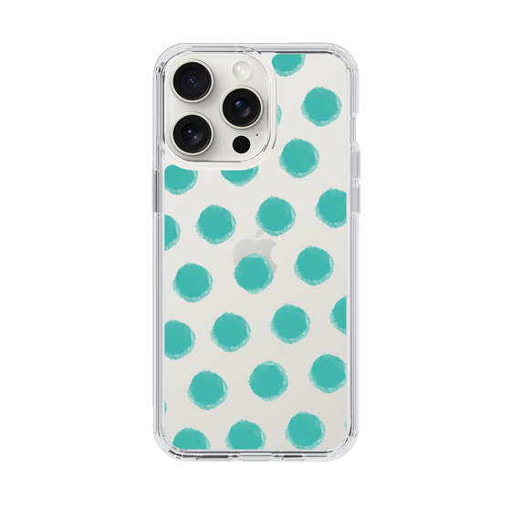 Slim Protection Case［ Original - Favorite Color Polka Dots - Green ］