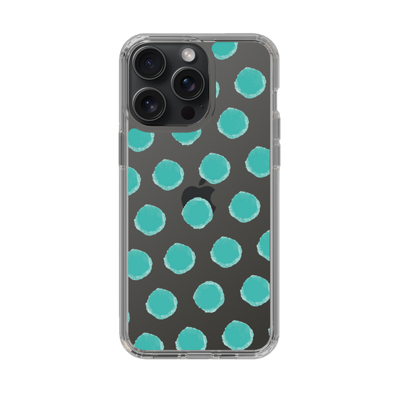 Slim Protection Case［ Original - Favorite Color Polka Dots - Green ］