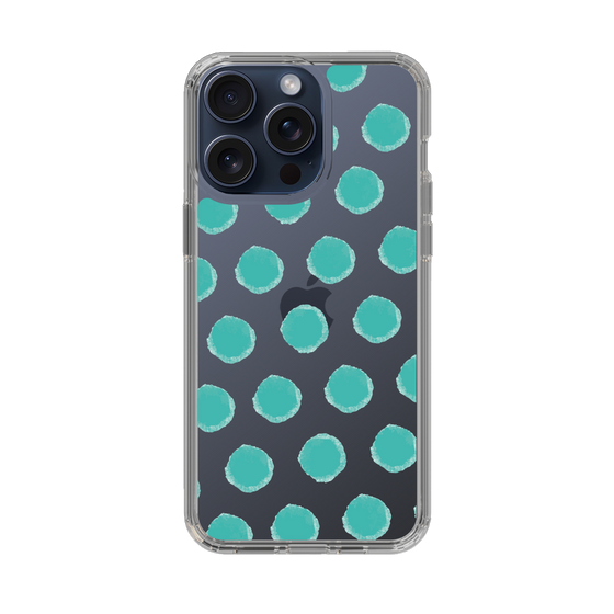 Slim Protection Case［ Original - Favorite Color Polka Dots - Green ］