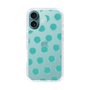 Slim Protection Case［ Original - Favorite Color Polka Dots - Green ］