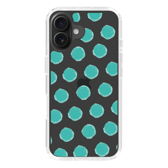Slim Protection Case［ Original - Favorite Color Polka Dots - Green ］