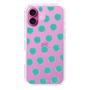 Slim Protection Case［ Original - Favorite Color Polka Dots - Green ］