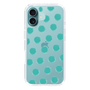 Slim Protection Case［ Original - Favorite Color Polka Dots - Green ］