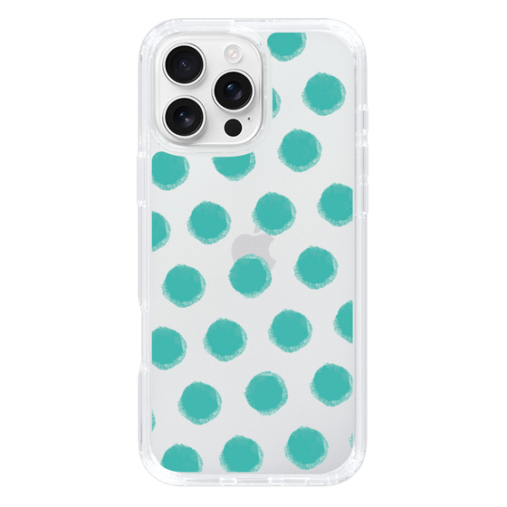 Slim Protection Case［ Original - Favorite Color Polka Dots - Green ］