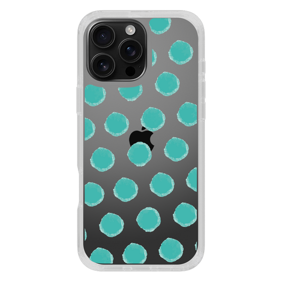Slim Protection Case［ Original - Favorite Color Polka Dots - Green ］