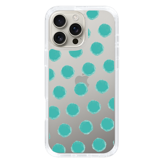 Slim Protection Case［ Original - Favorite Color Polka Dots - Green ］