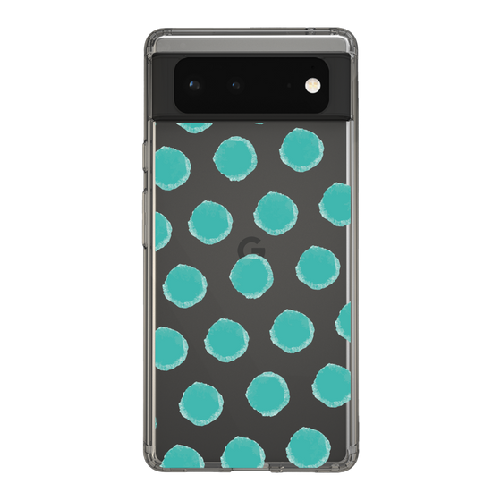 Slim Protection Case［ Original - Favorite Color Polka Dots - Green ］