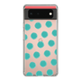 Slim Protection Case［ Original - Favorite Color Polka Dots - Green ］