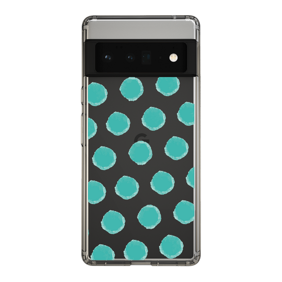 Slim Protection Case［ Original - Favorite Color Polka Dots - Green ］