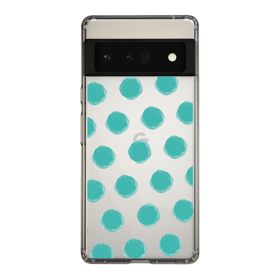 Slim Protection Case［ Original - Favorite Color Polka Dots - Green ］