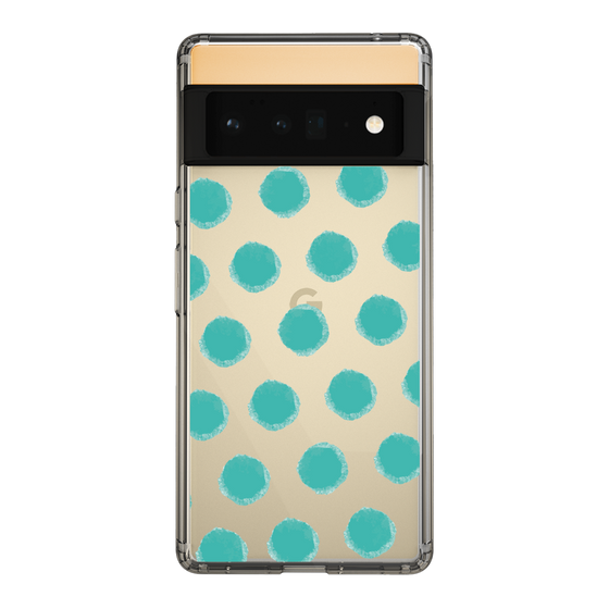 Slim Protection Case［ Original - Favorite Color Polka Dots - Green ］