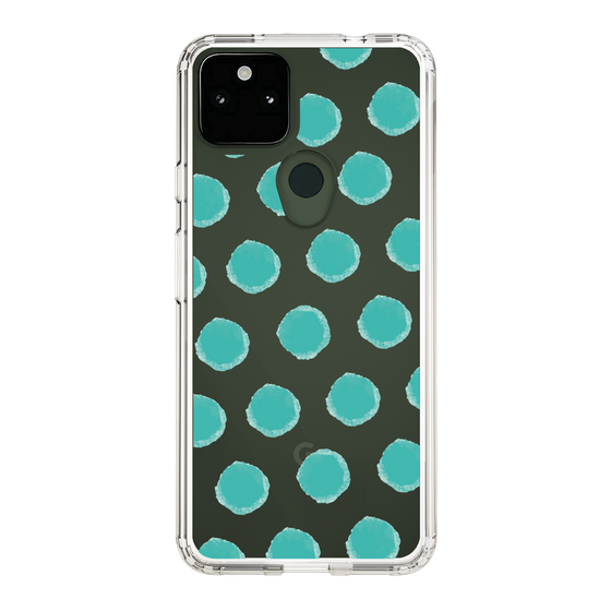 Slim Protection Case［ Original - Favorite Color Polka Dots - Green ］