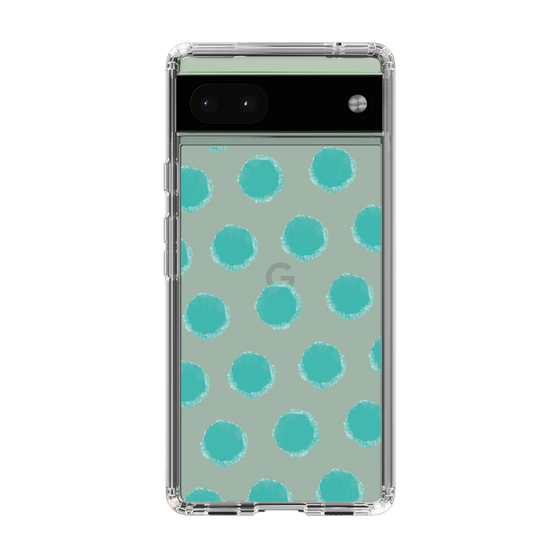Slim Protection Case［ Original - Favorite Color Polka Dots - Green ］