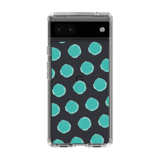 Slim Protection Case［ Original - Favorite Color Polka Dots - Green ］