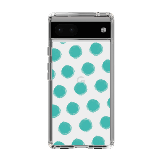 Slim Protection Case［ Original - Favorite Color Polka Dots - Green ］