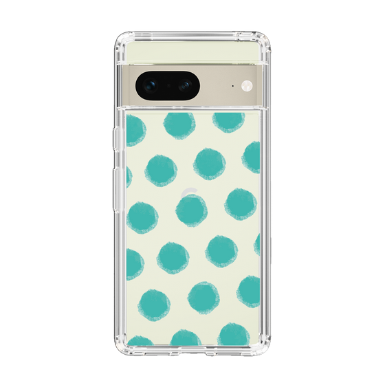 Slim Protection Case［ Original - Favorite Color Polka Dots - Green ］