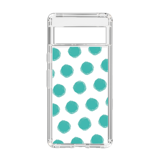 Slim Protection Case［ Original - Favorite Color Polka Dots - Green ］