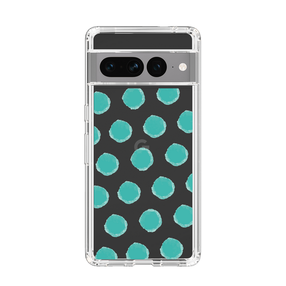 Slim Protection Case［ Original - Favorite Color Polka Dots - Green ］