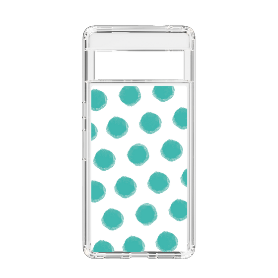 Slim Protection Case［ Original - Favorite Color Polka Dots - Green ］