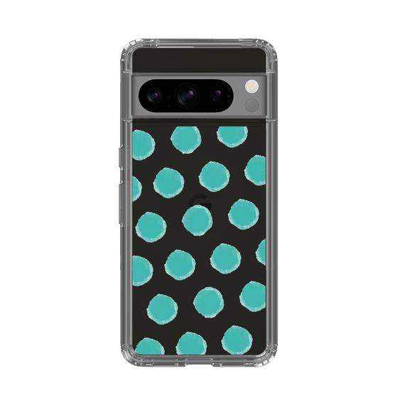 Slim Protection Case［ Original - Favorite Color Polka Dots - Green ］