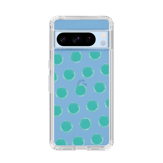 Slim Protection Case［ Original - Favorite Color Polka Dots - Green ］