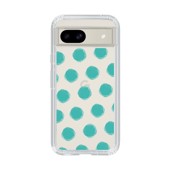Slim Protection Case［ Original - Favorite Color Polka Dots - Green ］
