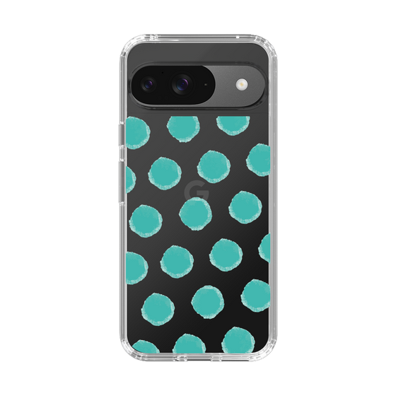 Slim Protection Case［ Original - Favorite Color Polka Dots - Green ］