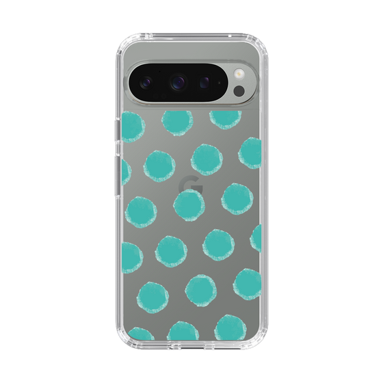 Slim Protection Case［ Original - Favorite Color Polka Dots - Green ］