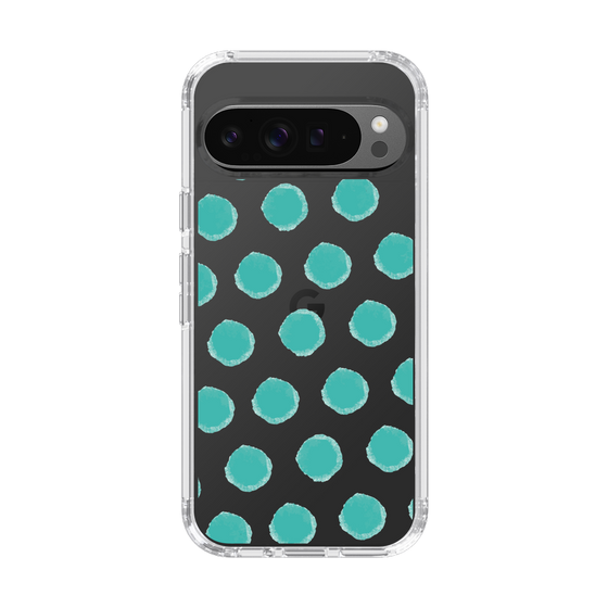 Slim Protection Case［ Original - Favorite Color Polka Dots - Green ］