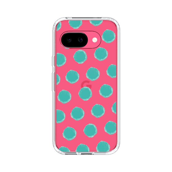 Slim Protection Case［ Original - Favorite Color Polka Dots - Green ］