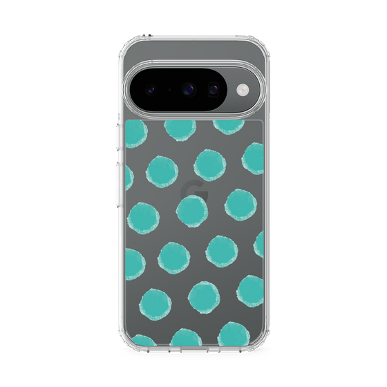 Slim Protection Case［ Original - Favorite Color Polka Dots - Green ］