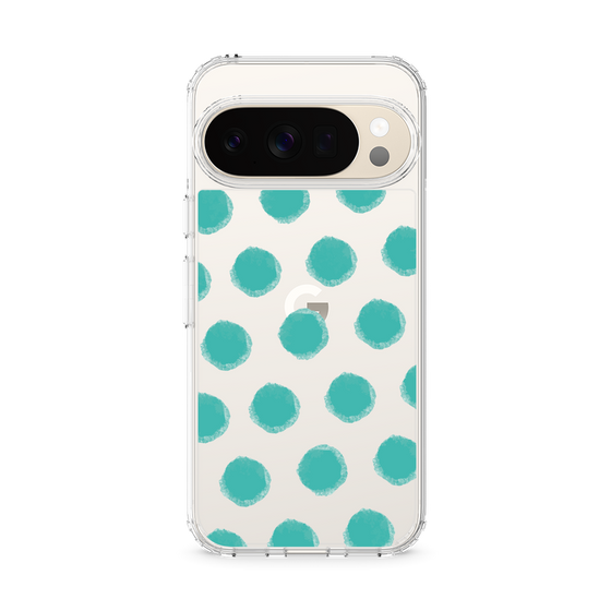 Slim Protection Case［ Original - Favorite Color Polka Dots - Green ］