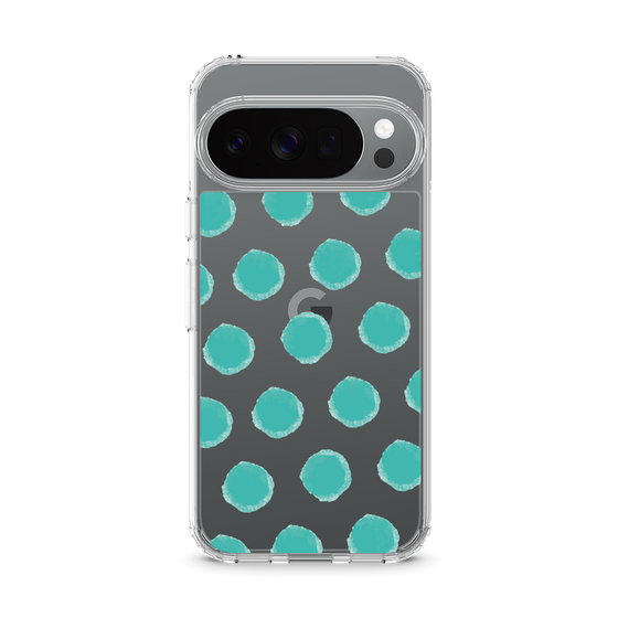 Slim Protection Case［ Original - Favorite Color Polka Dots - Green ］