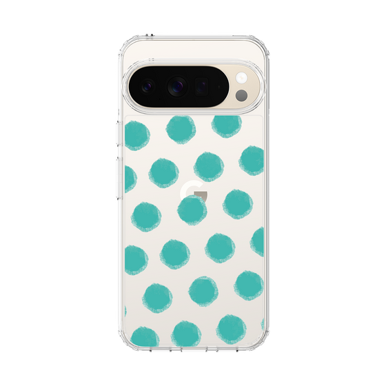 Slim Protection Case［ Original - Favorite Color Polka Dots - Green ］