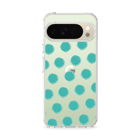 Slim Protection Case［ Original - Favorite Color Polka Dots - Green ］