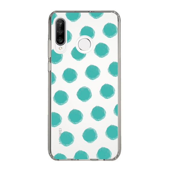 Slim Protection Case［ Original - Favorite Color Polka Dots - Green ］